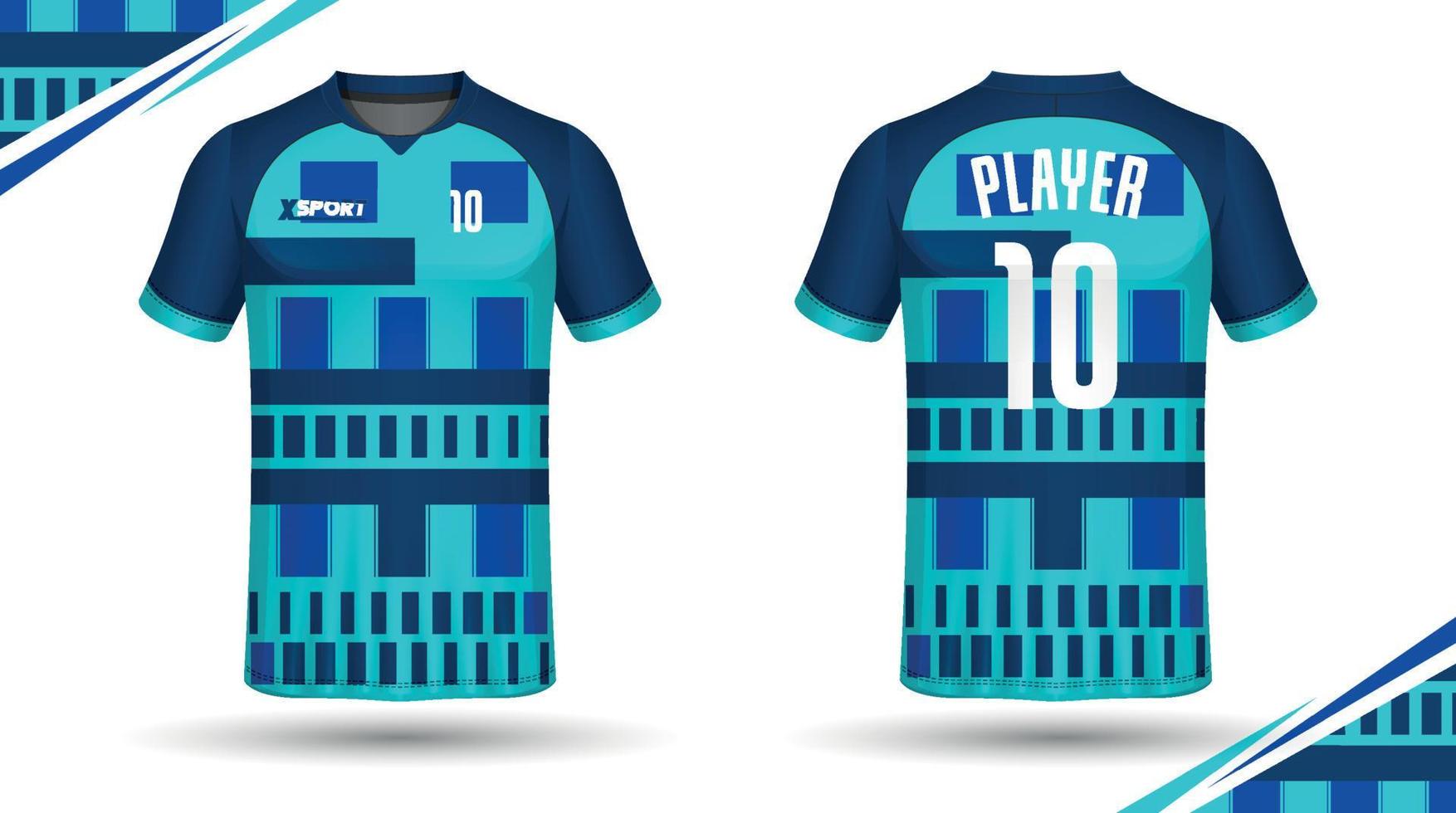 diseño de camisetas de fútbol para sublimación, diseño de camisetas deportivas vector