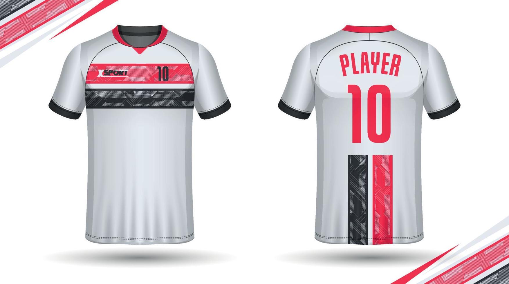 Soccer jersey design for sublimation, sport t shirt design vector