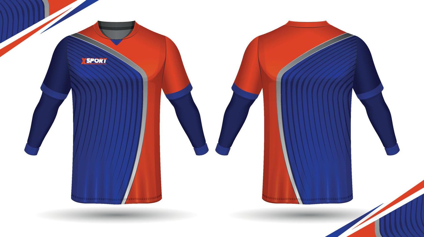 Soccer jersey design for sublimation, sport t shirt design vector