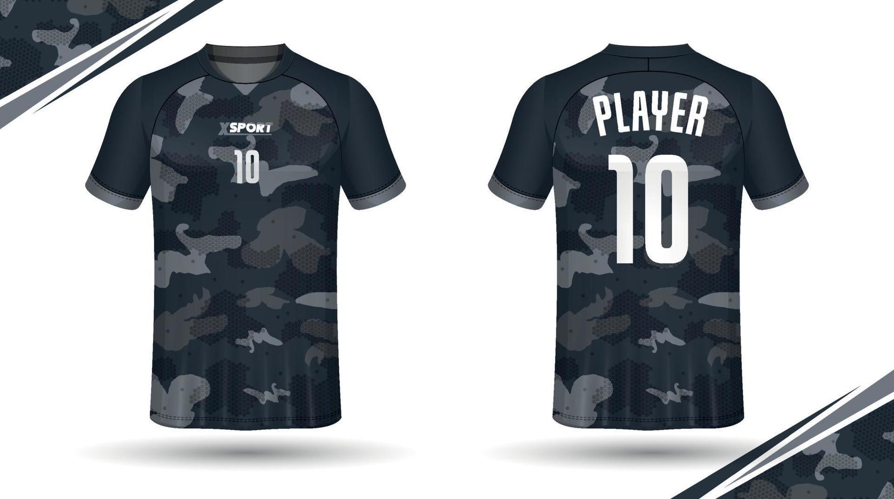 Soccer jersey design for sublimation, sport t shirt design vector