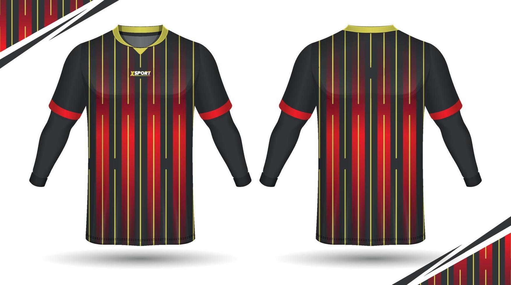 Soccer jersey design for sublimation, sport t shirt design vector