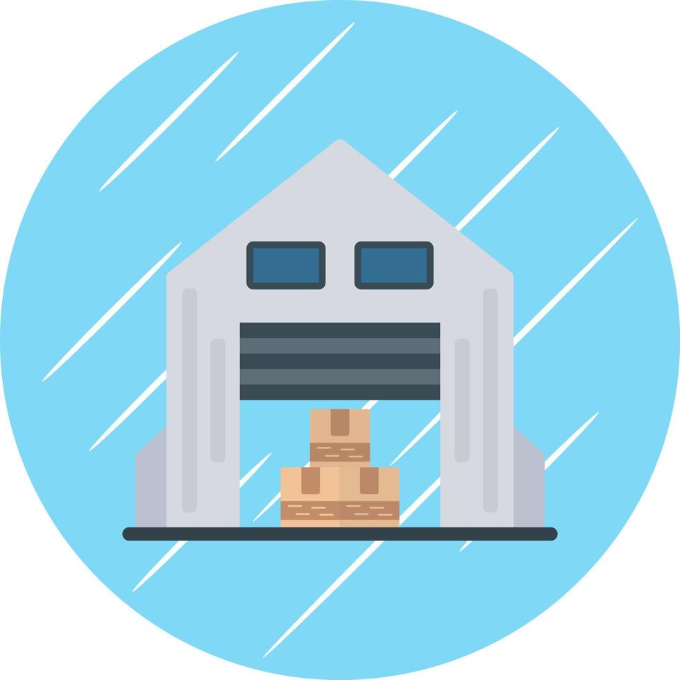 Warehouse Vector Icon Design