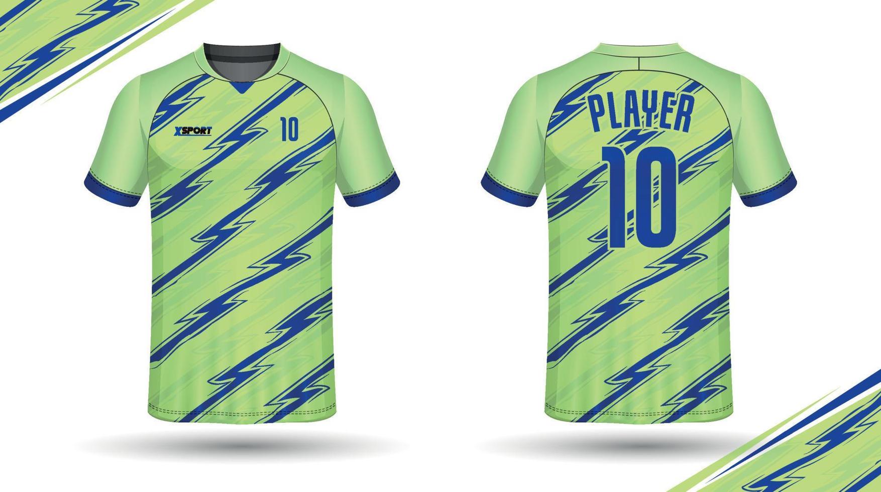 Soccer jersey design for sublimation, sport t shirt design vector