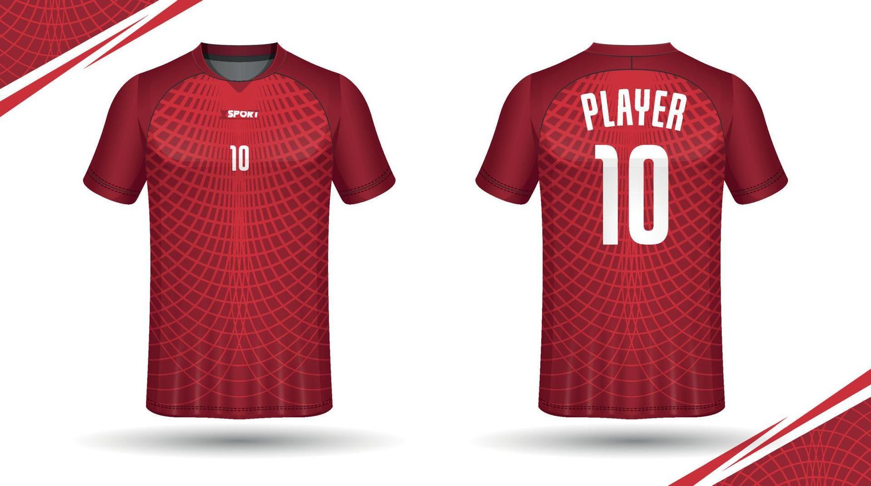 Texture for soccer football jersey vector