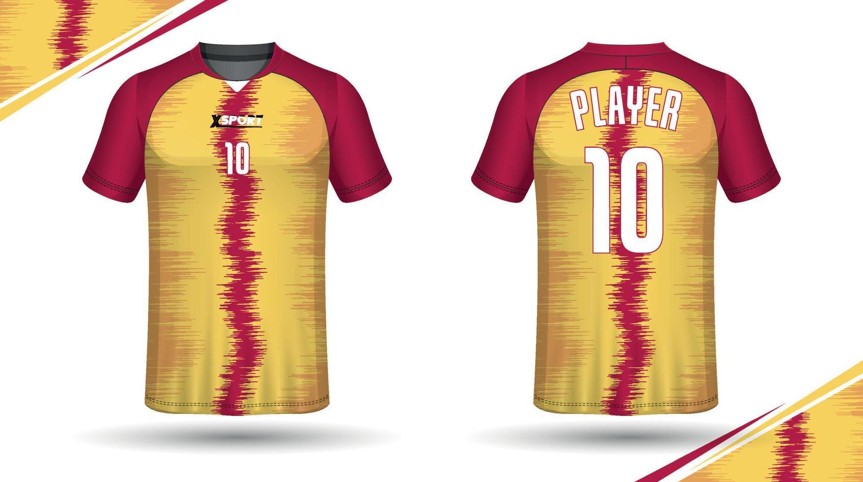 Soccer jersey design for sublimation, sport t shirt design vector