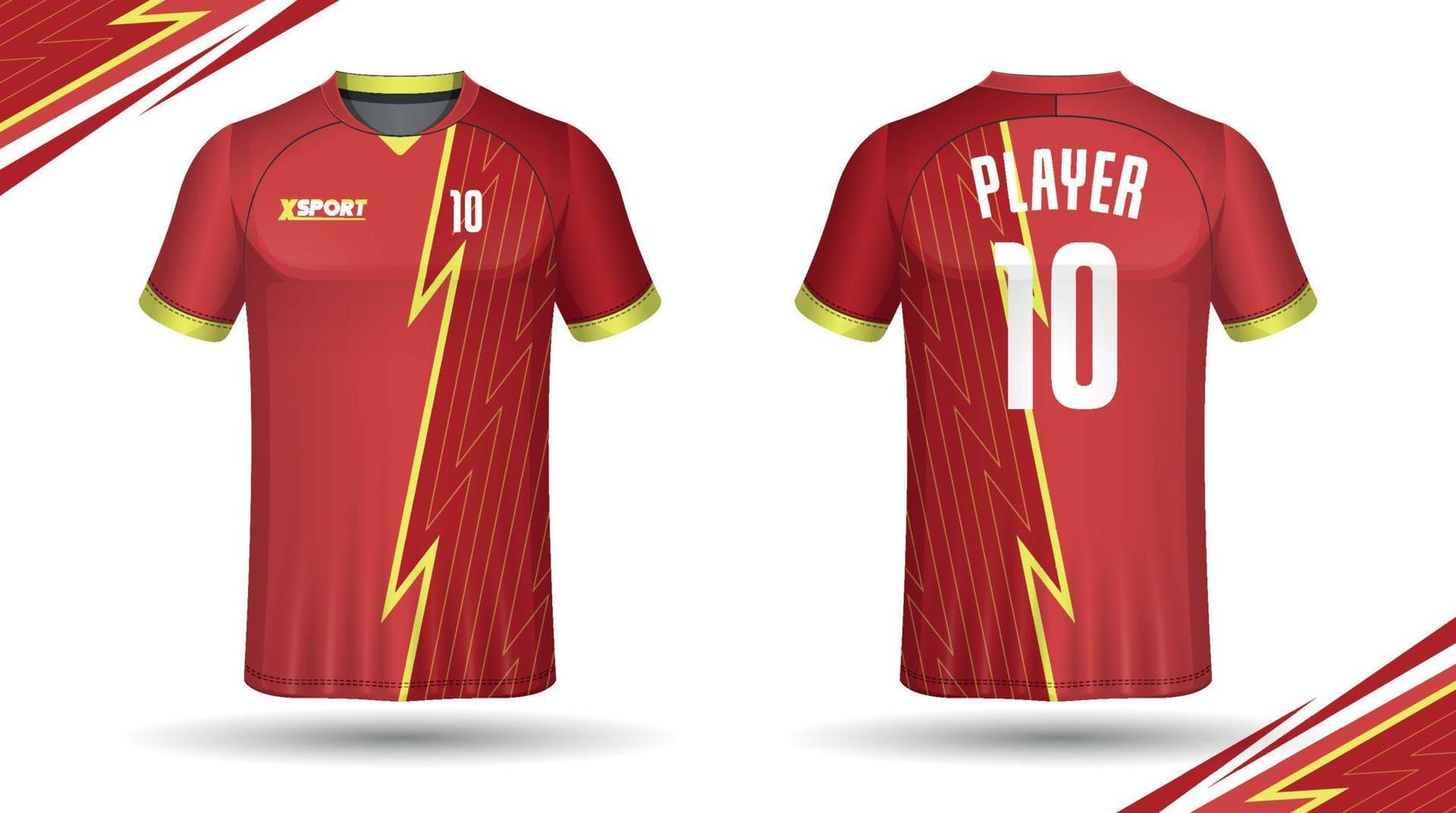 Soccer jersey design for sublimation, sport t shirt design vector