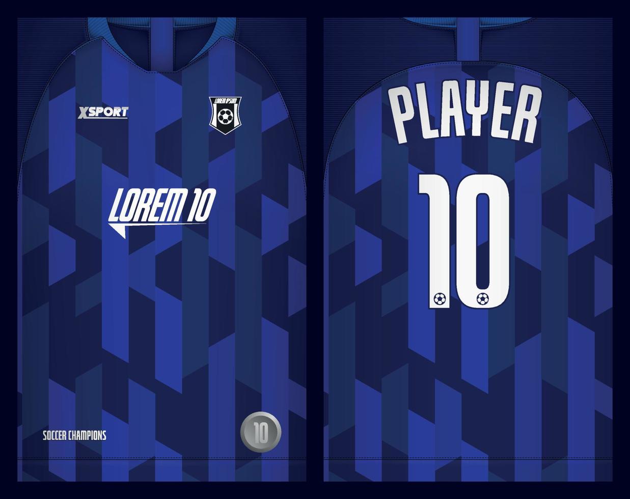 Soccer jersey design for sublimation, sport t shirt design vector