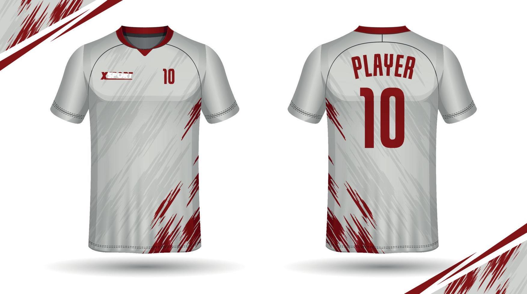 Texture for soccer football jersey vector