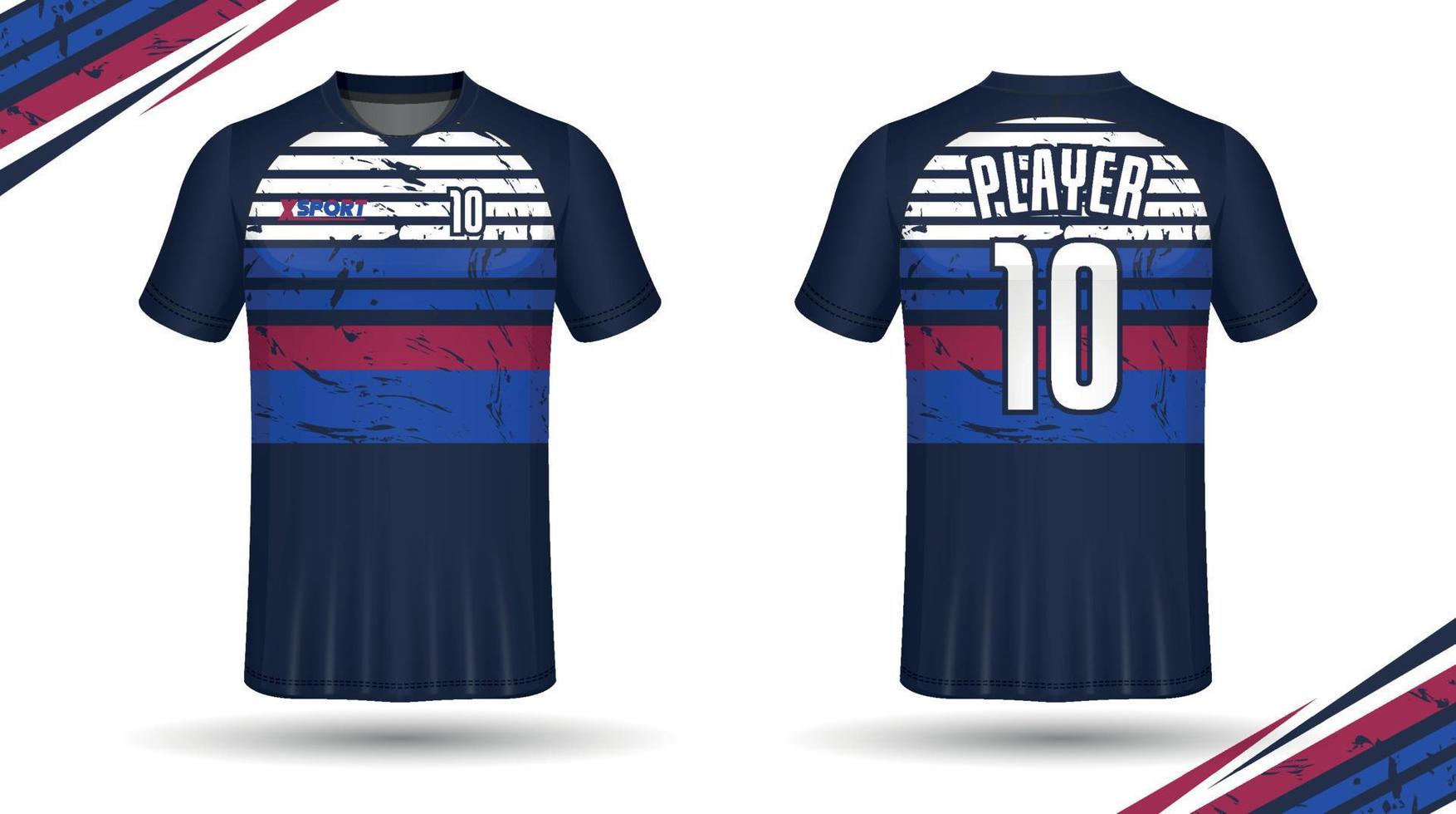 Soccer jersey design for sublimation, sport t shirt design vector