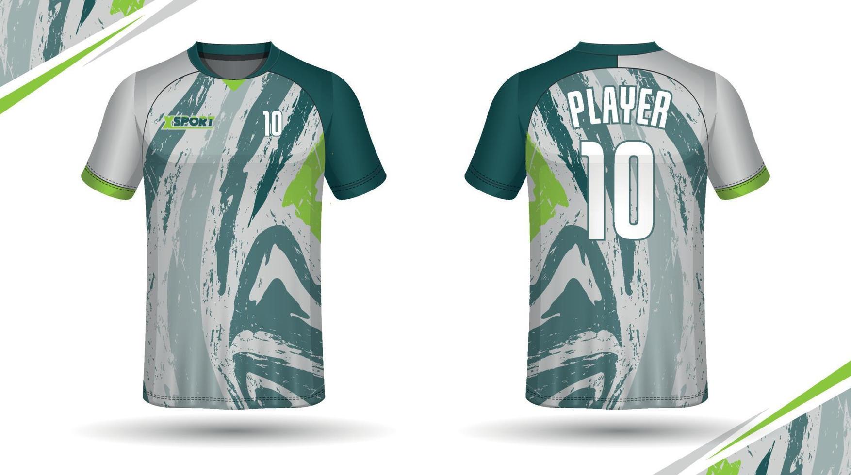 Soccer jersey design for sublimation, sport t shirt design vector