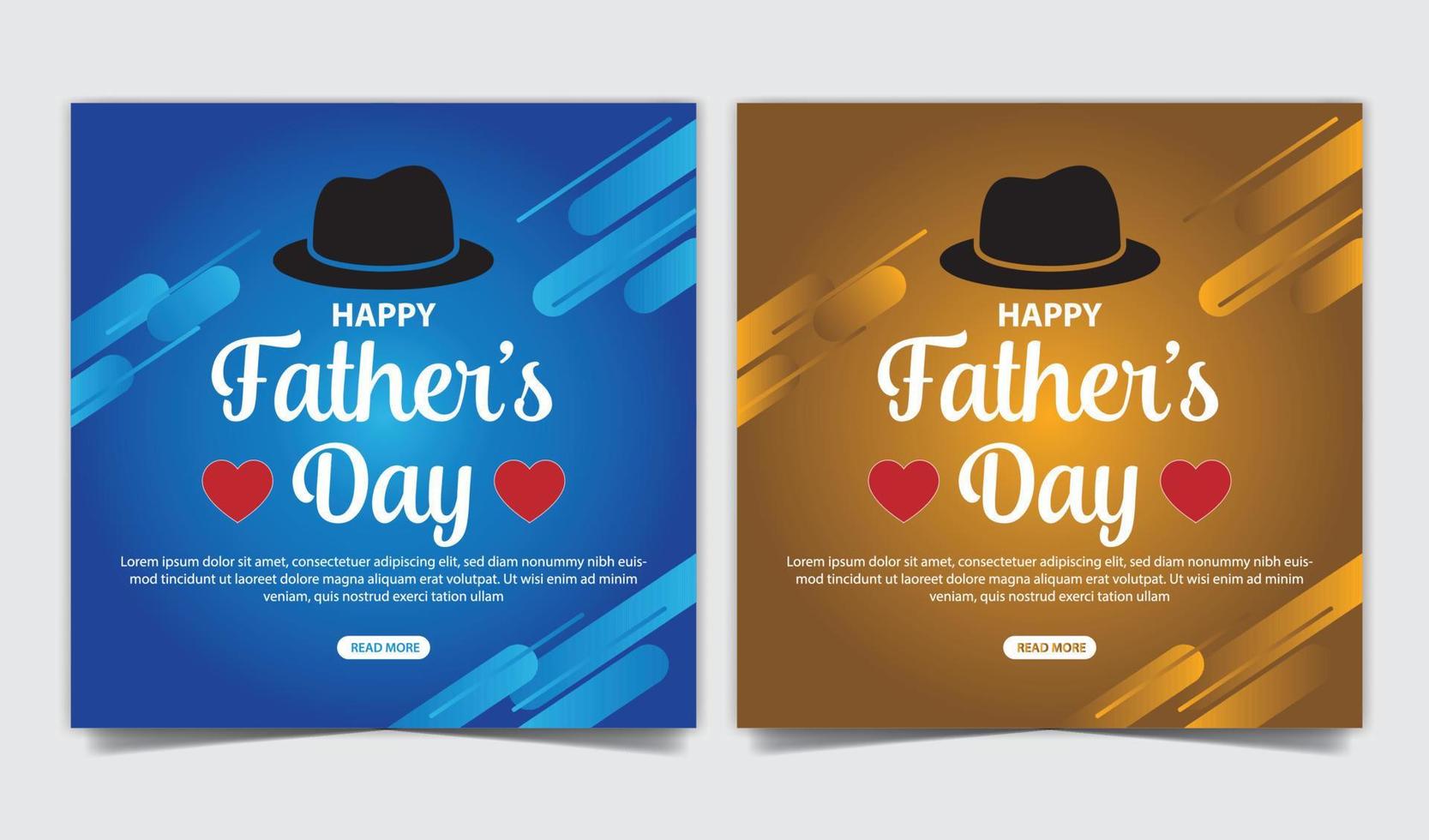 vector happy father's day greeting card design with dotted bow tie, mustache and red heart on blue background