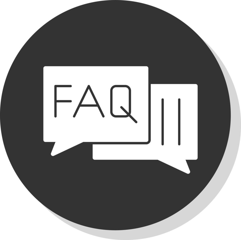 Faq Vector Icon Design