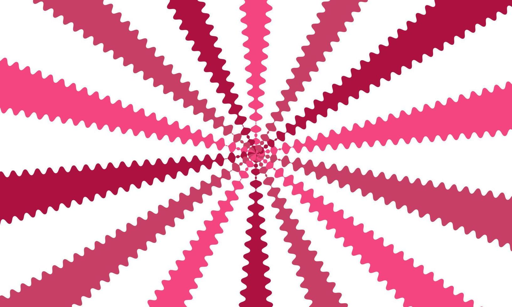 Pink Sunburst Background. Rays. Radial. Summer Banner. vector