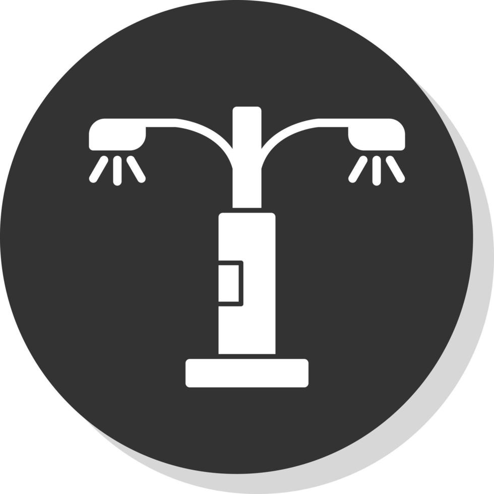 Streetlight Vector Icon Design