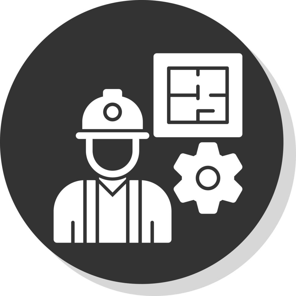 Civil Engineer Vector Icon Design