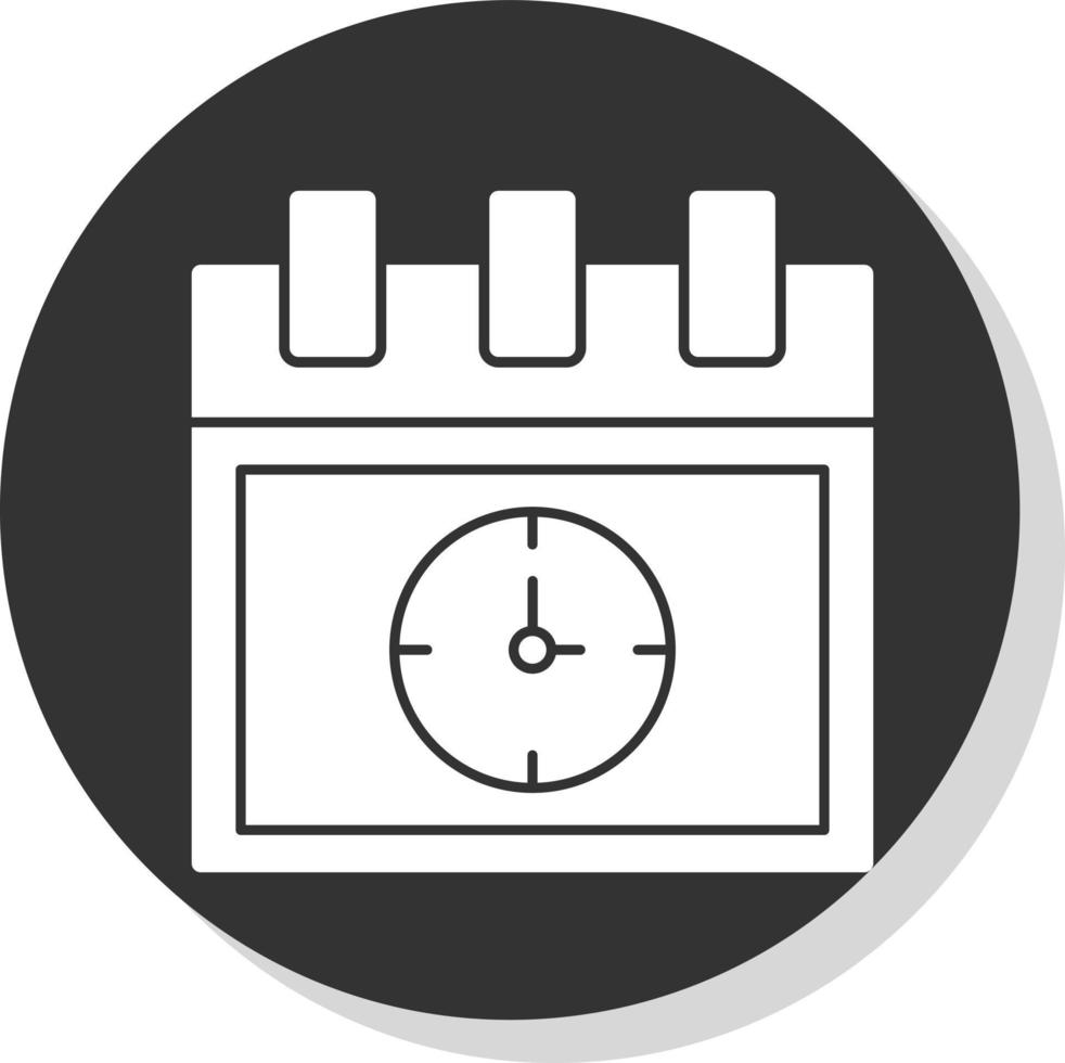 Deadline Vector Icon Design