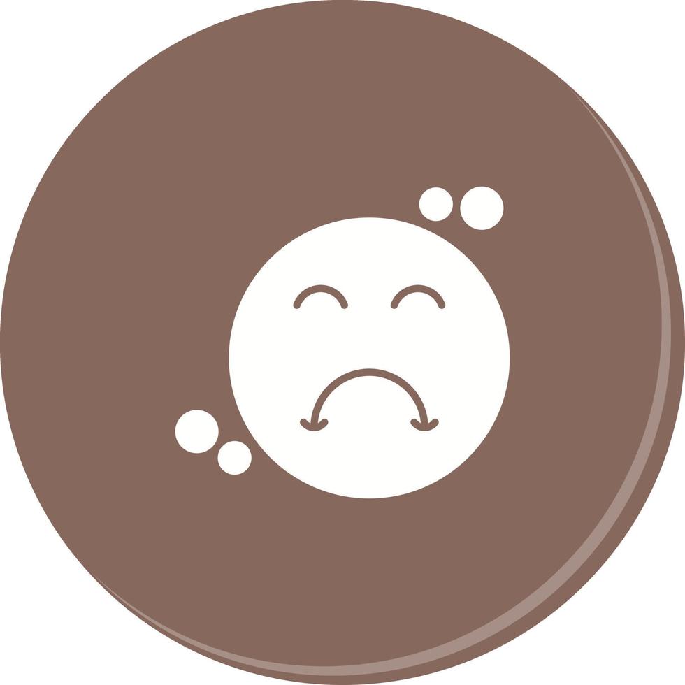 Upset Vector Icon