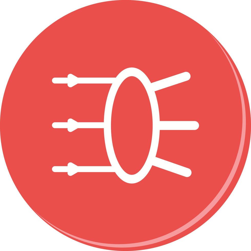Refraction Vector Icon