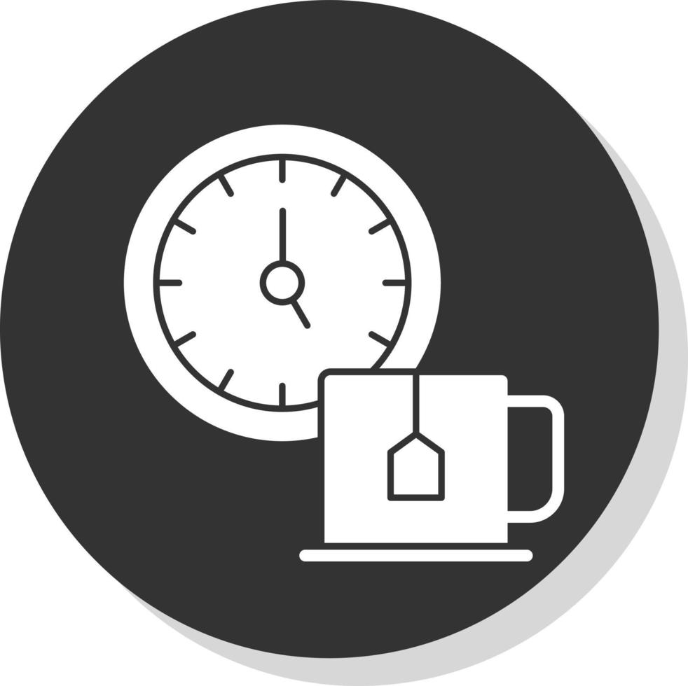 Tea Time Vector Icon Design
