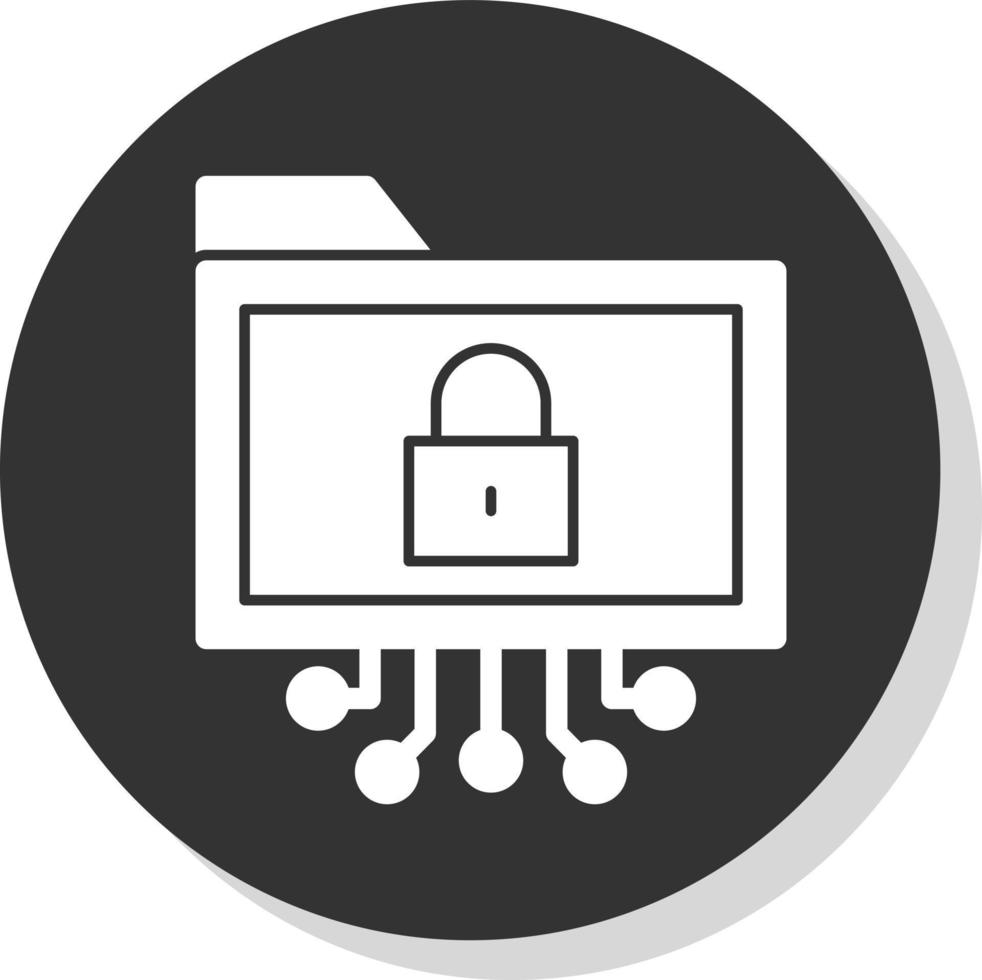 Data Encryption Vector Icon Design