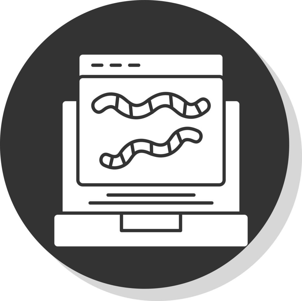 Worm Vector Icon Design