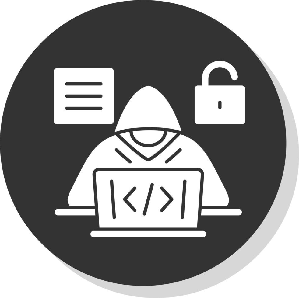 Code Hacker Vector Icon Design