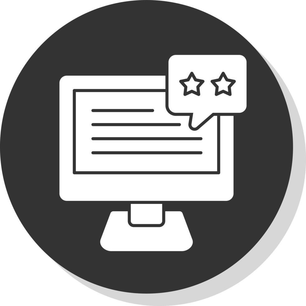 Review Vector Icon Design