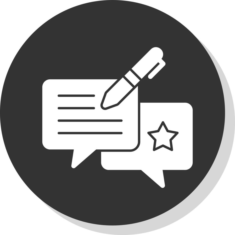 Feedback Vector Icon Design