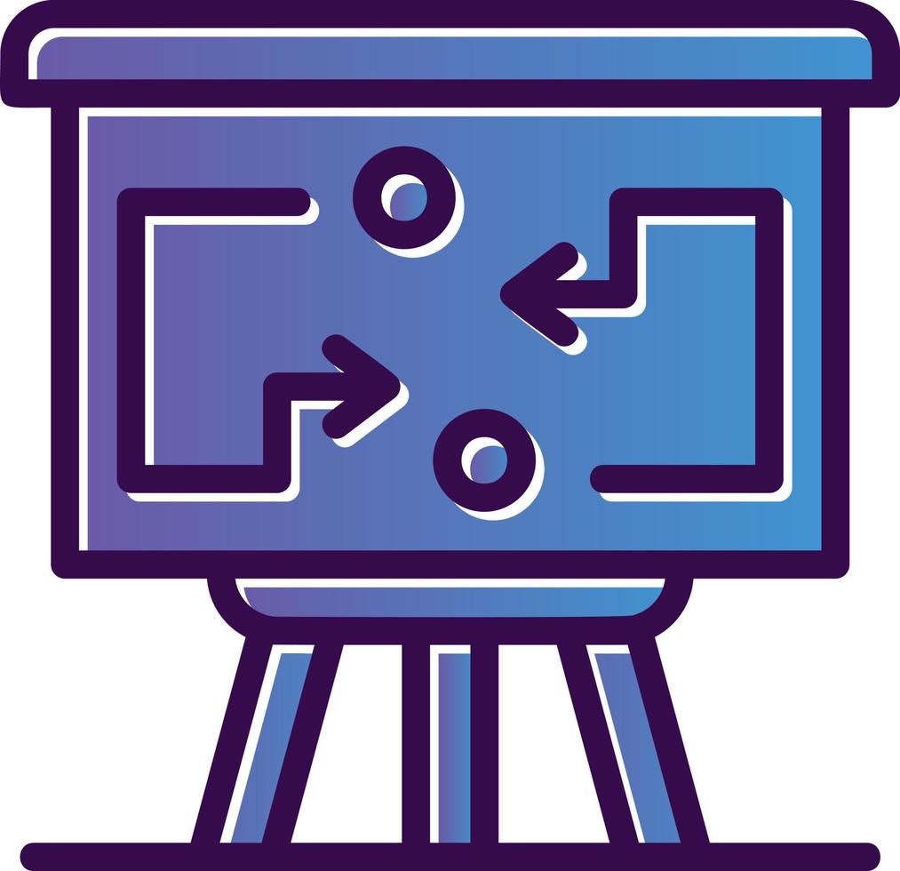 diseño de icono de vector de flujo de trabajo