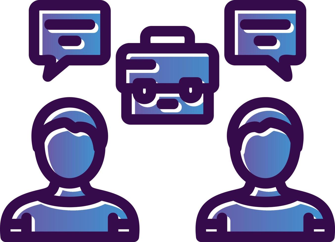 Business Meeting Vector Icon Design