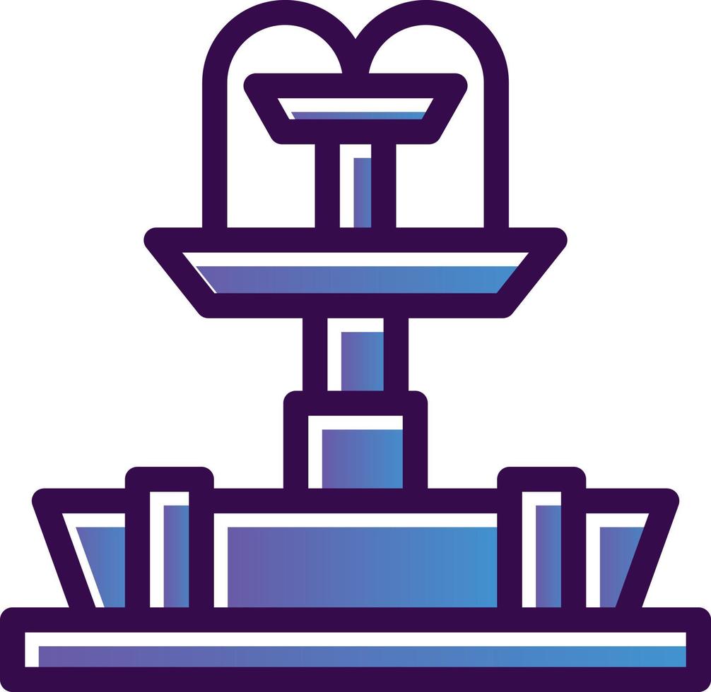 Fountain Vector Icon Design