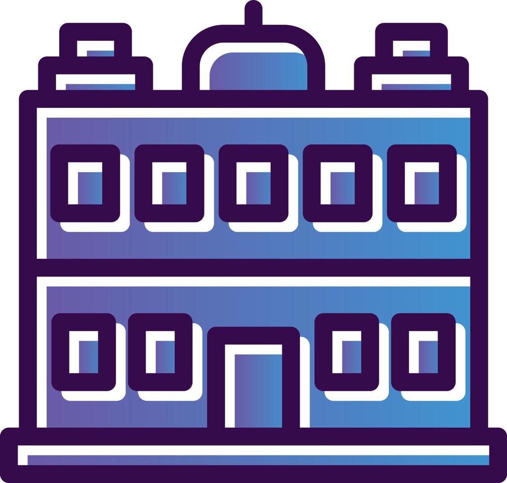 Mansion Vector Icon Design