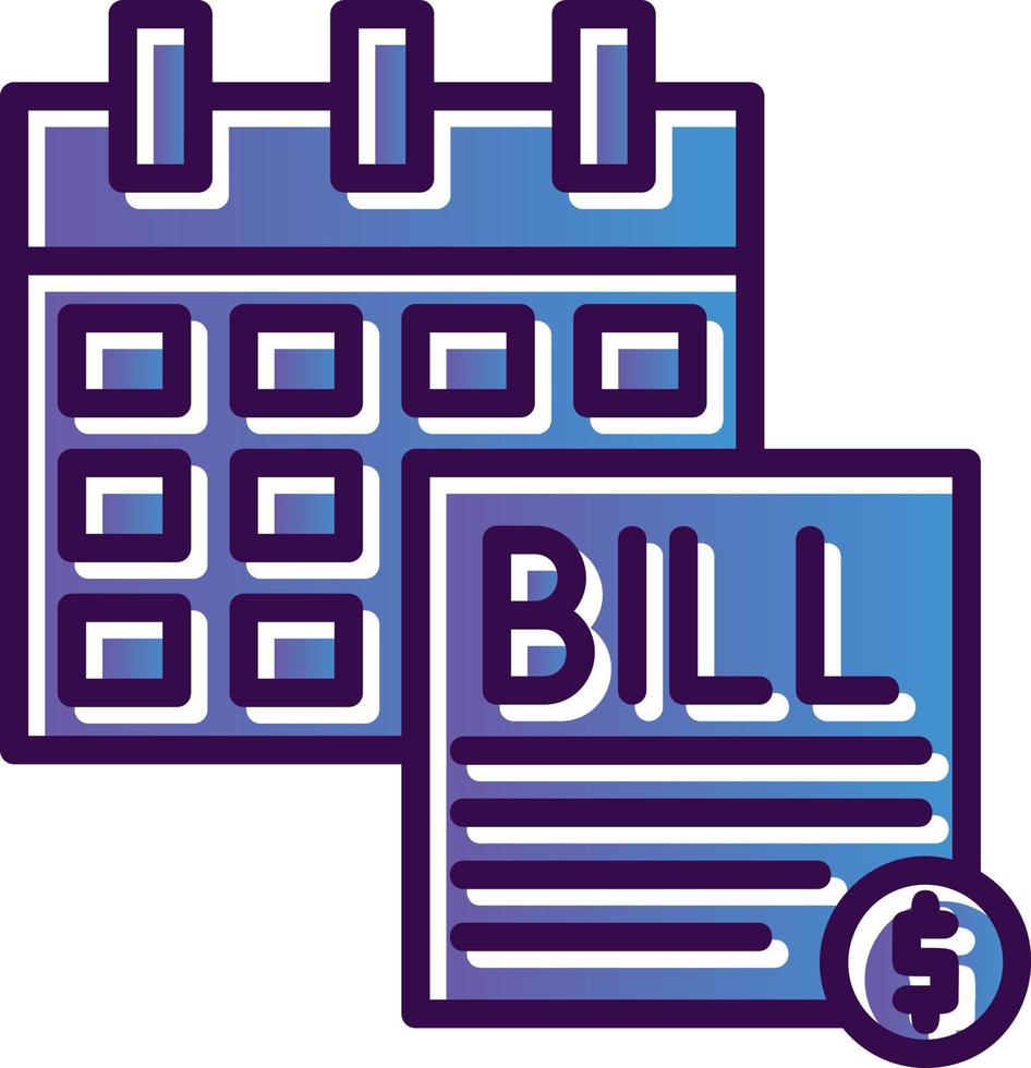 Bill Vector Icon Design