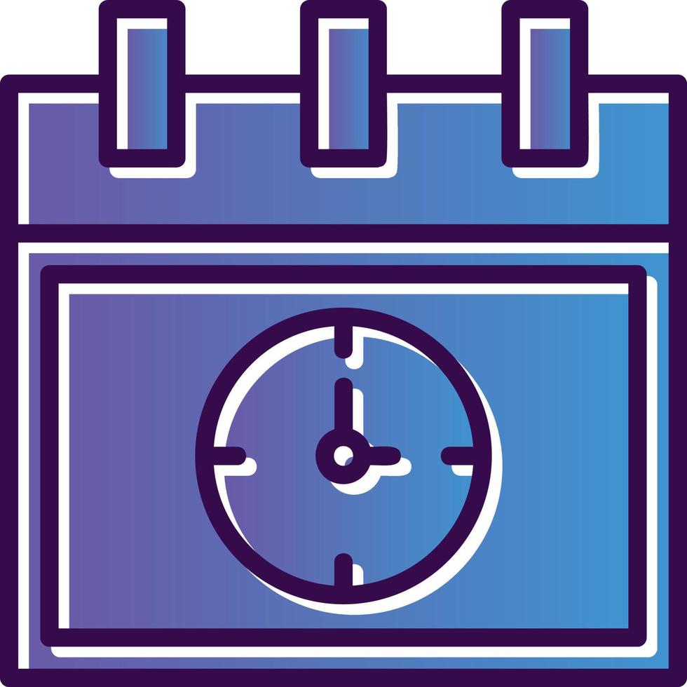 Deadline Vector Icon Design