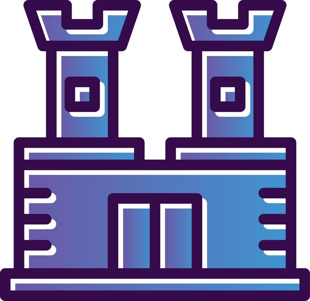 Castle Vector Icon Design