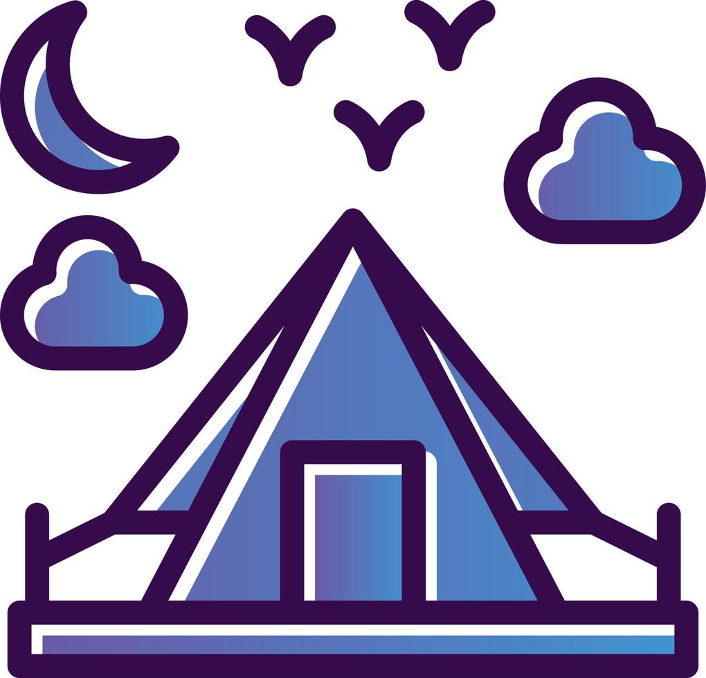 Camping Vector Icon Design