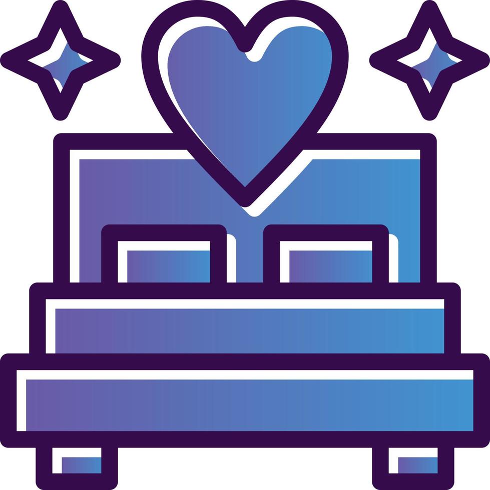 Bed Vector Icon Design