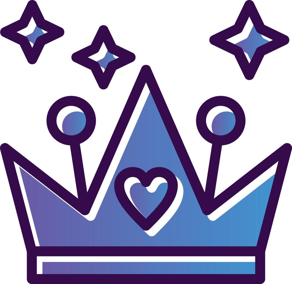 Crown Vector Icon Design