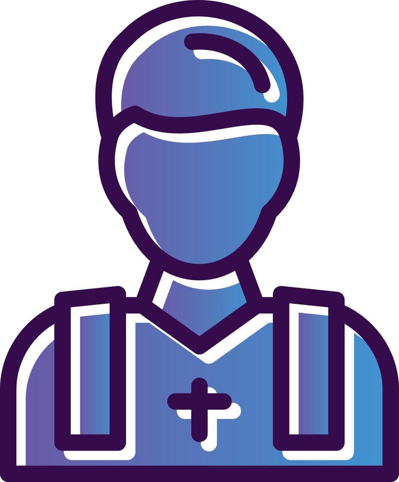 Priest Vector Icon Design