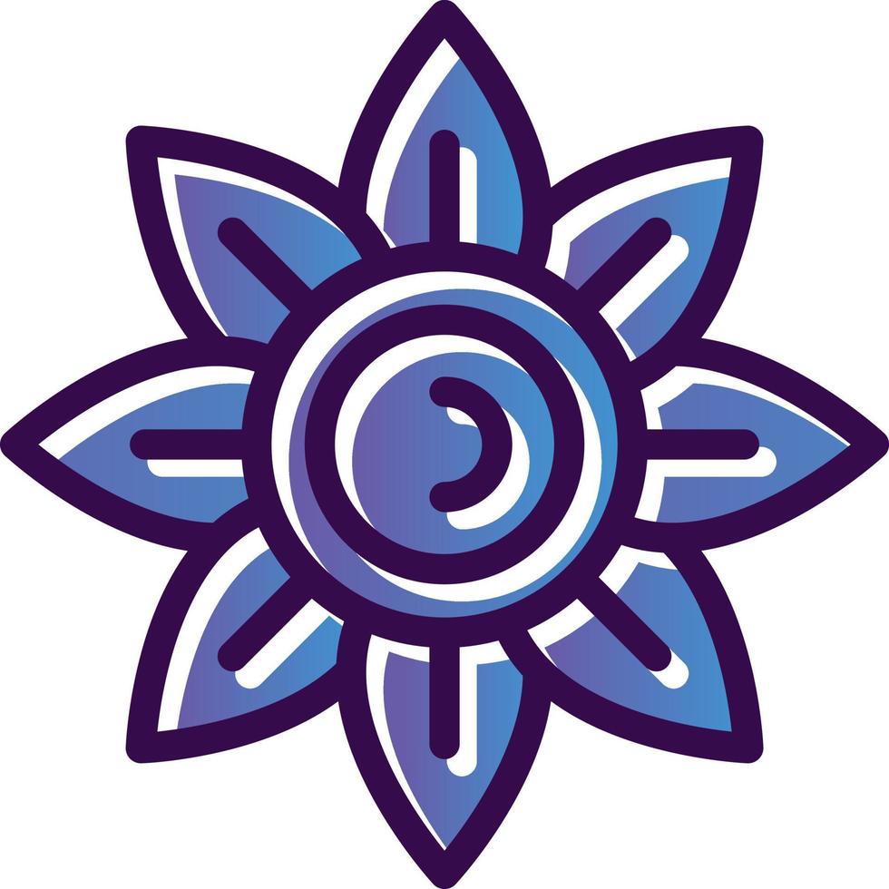 Flower Vector Icon Design