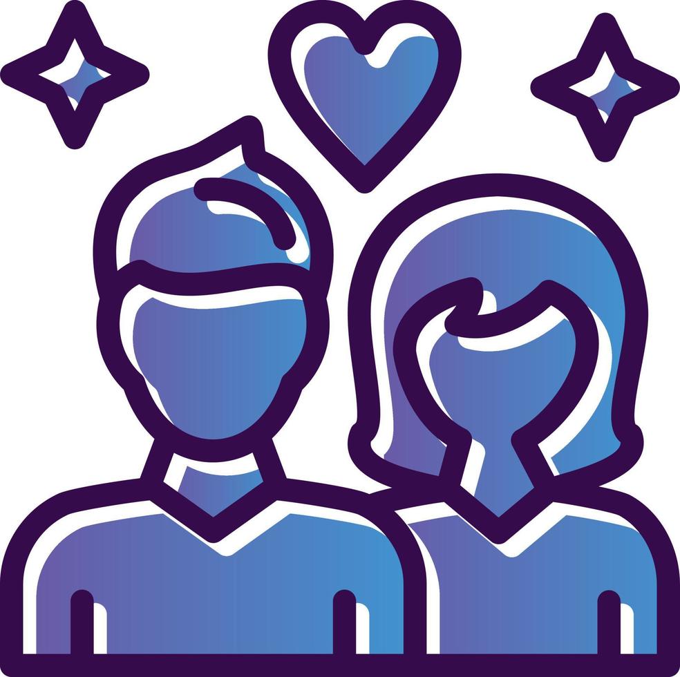 Couple Vector Icon Design