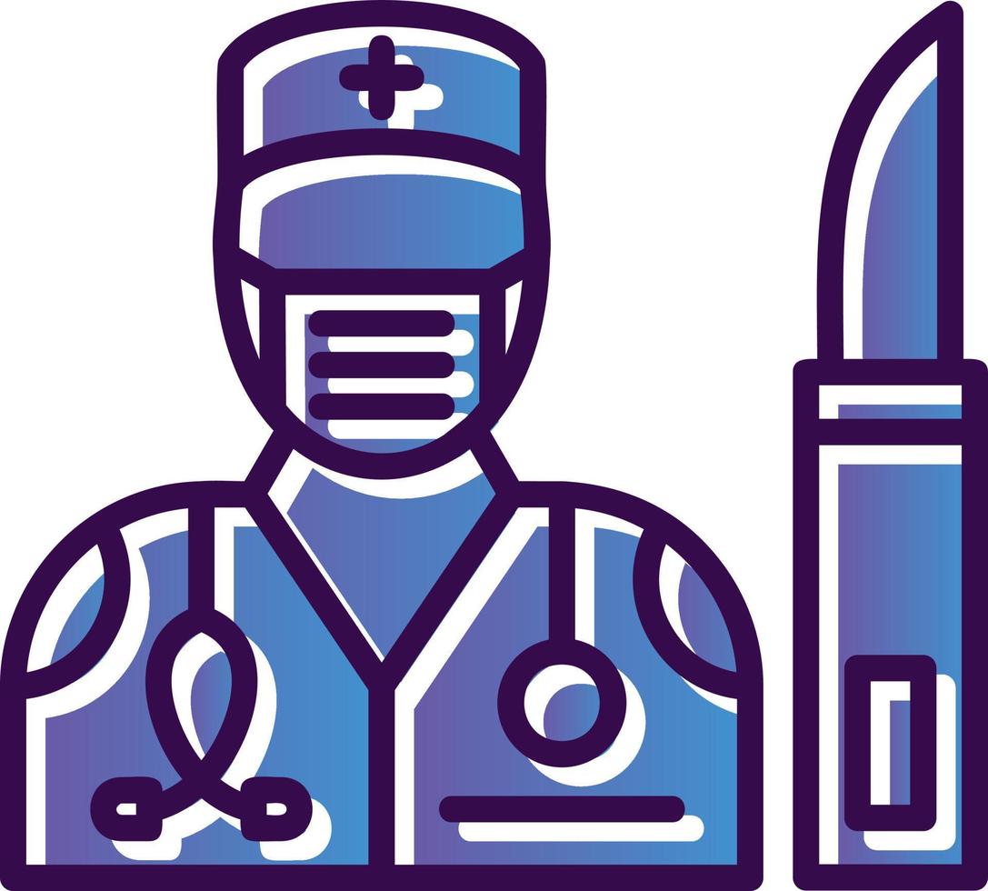 Surgeon Vector Icon Design