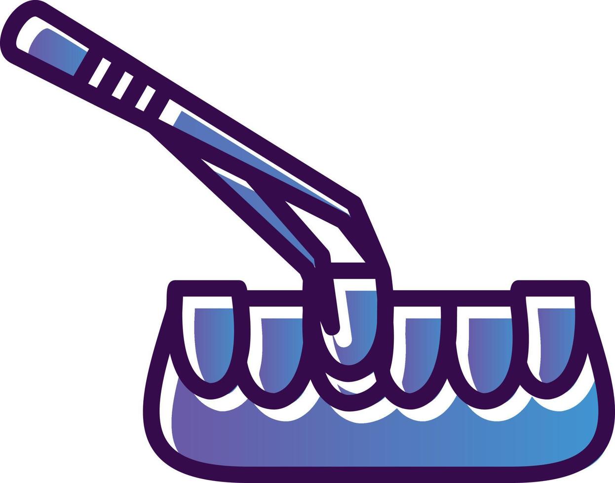 Tooth Extraction Vector Icon Design