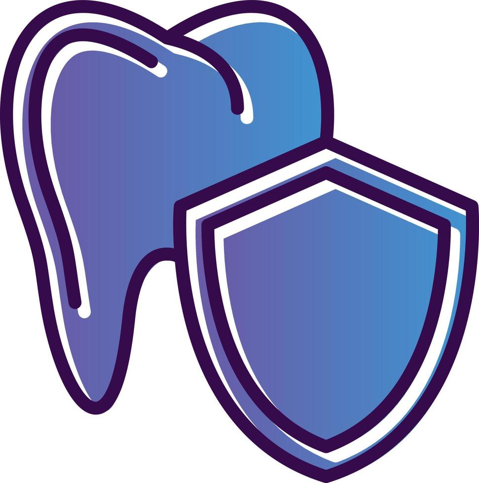 Teeth Protection Vector Icon Design