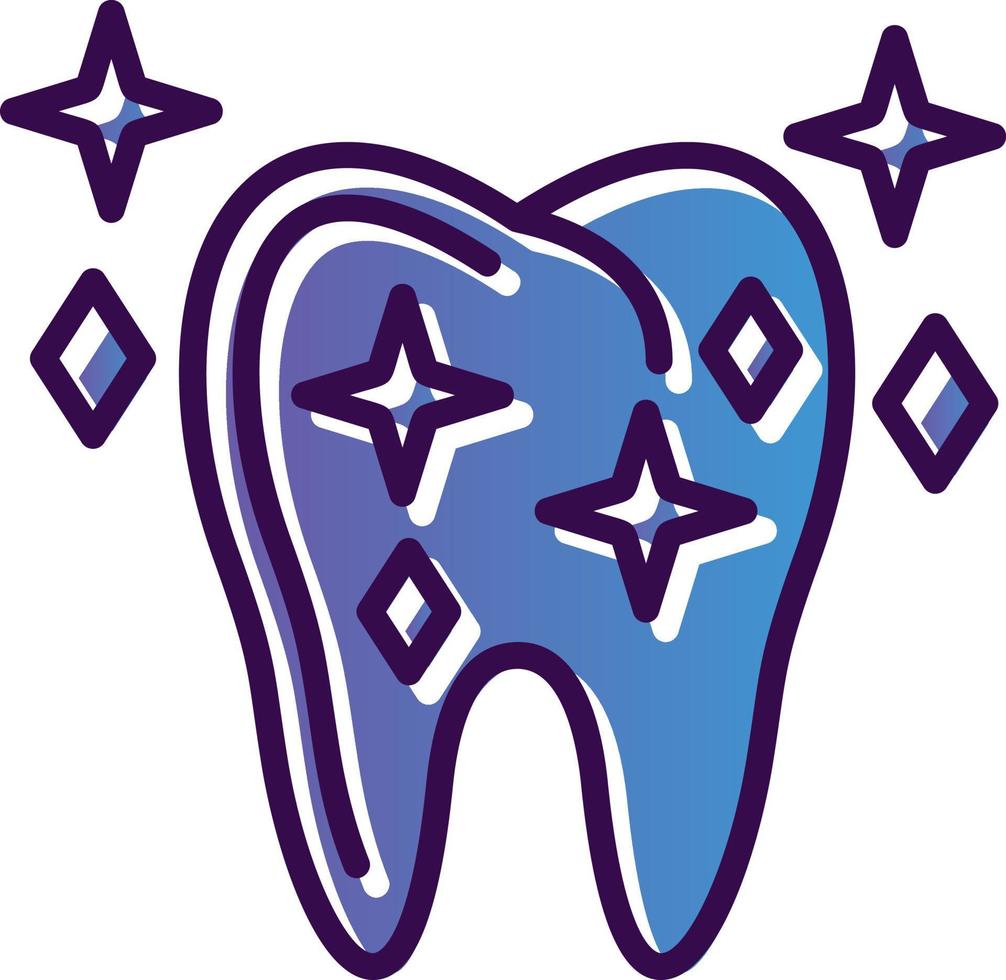 diseño de icono de vector de blanqueamiento de dientes