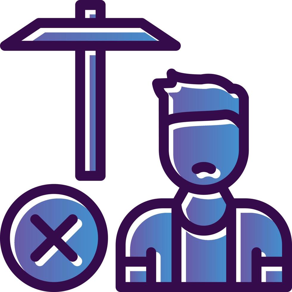 No Child Labour Vector Icon Design