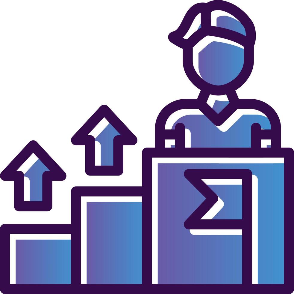 Leadership Vector Icon Design