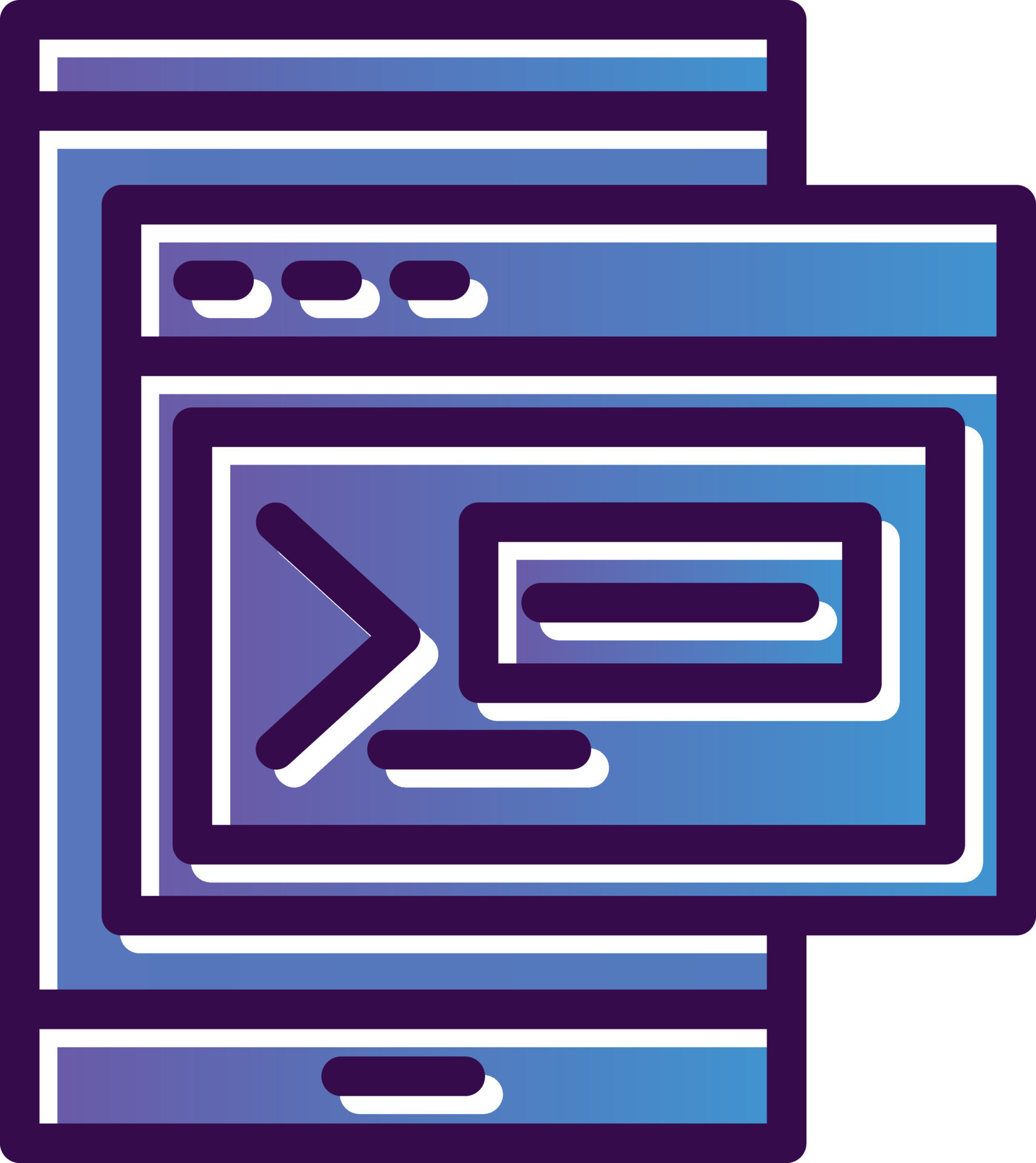 Terminal Vector Icon Design 20748971 Vector Art at Vecteezy