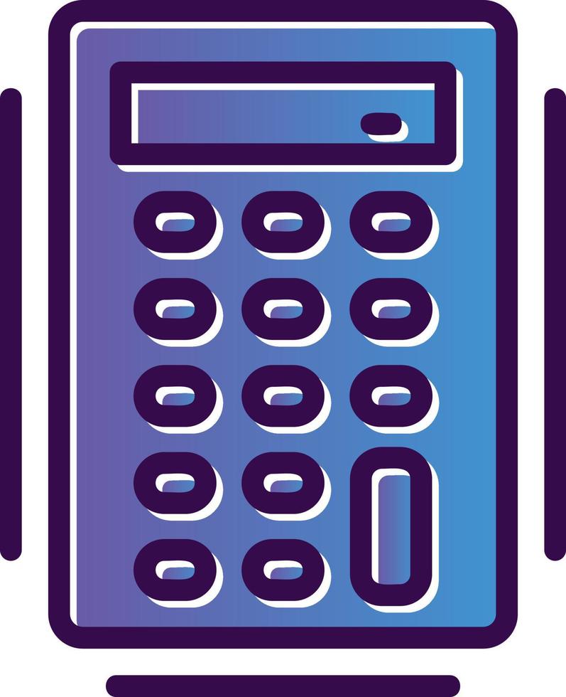 diseño de icono de vector de calculadora