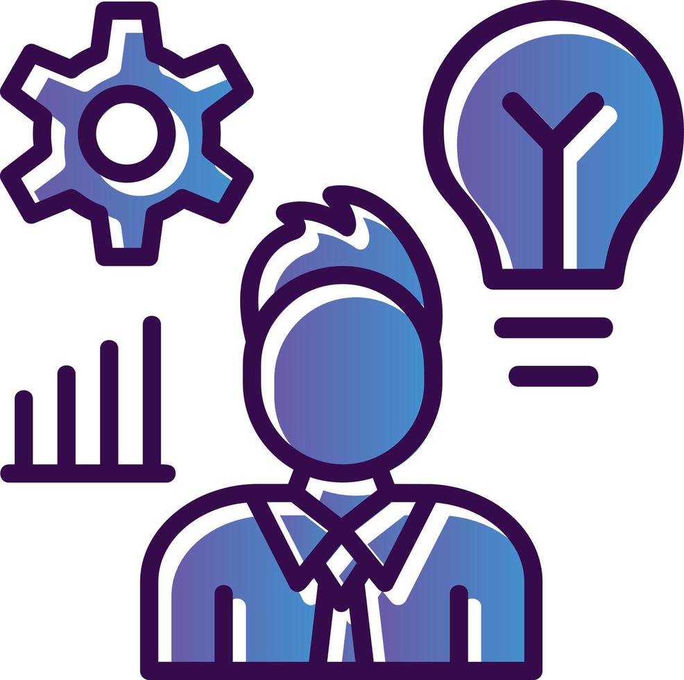 Talent Manager Vector Icon Design